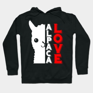 Alpaca Llama Love Hoodie